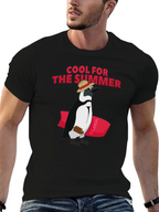 Cool Summer Penguin Graphic Tee