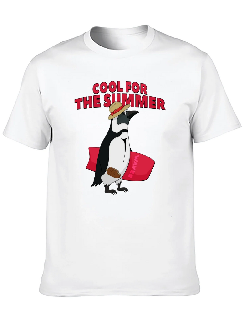 Cool Summer Penguin Graphic Tee