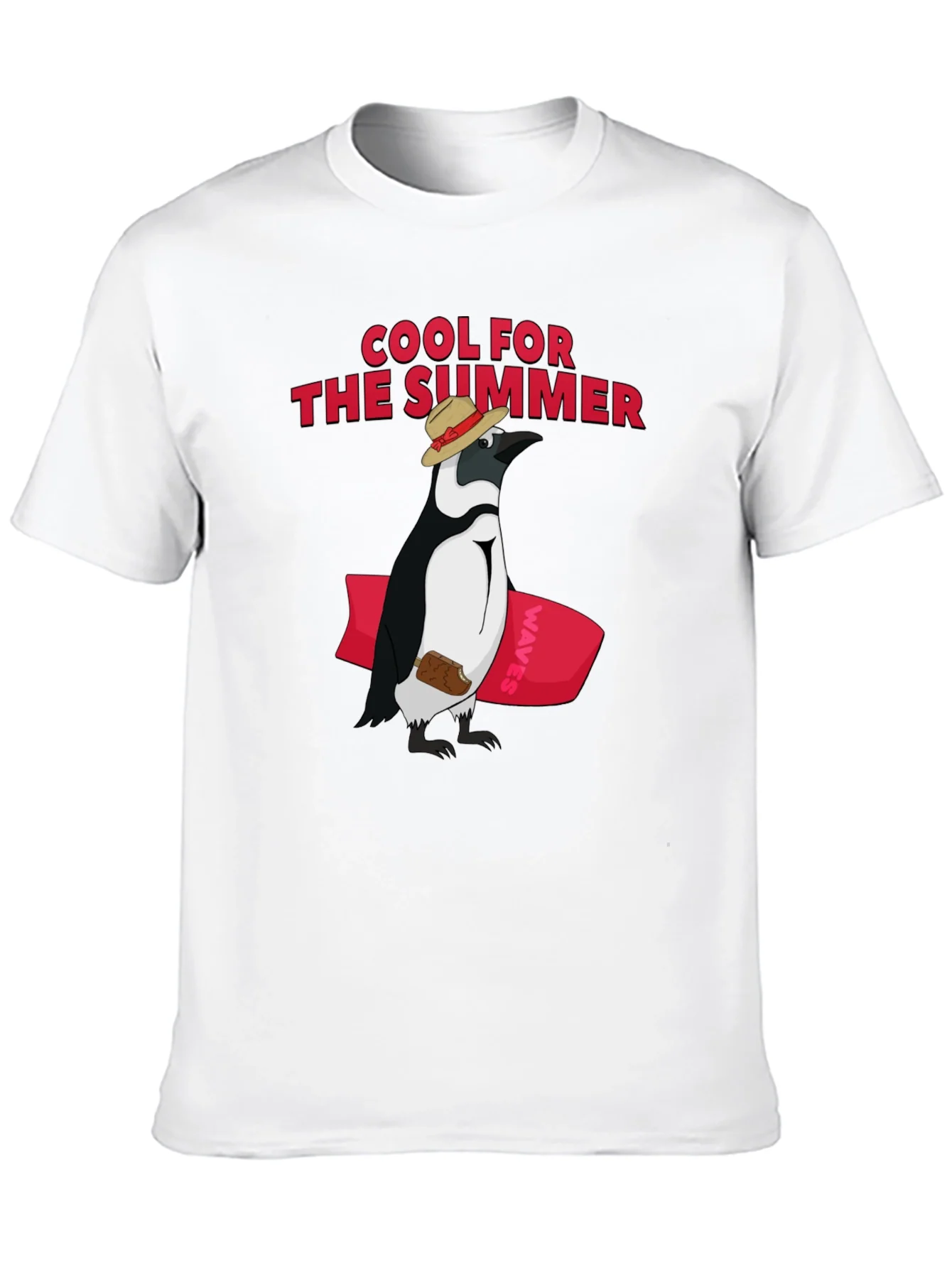 Cool Summer Penguin Graphic Tee