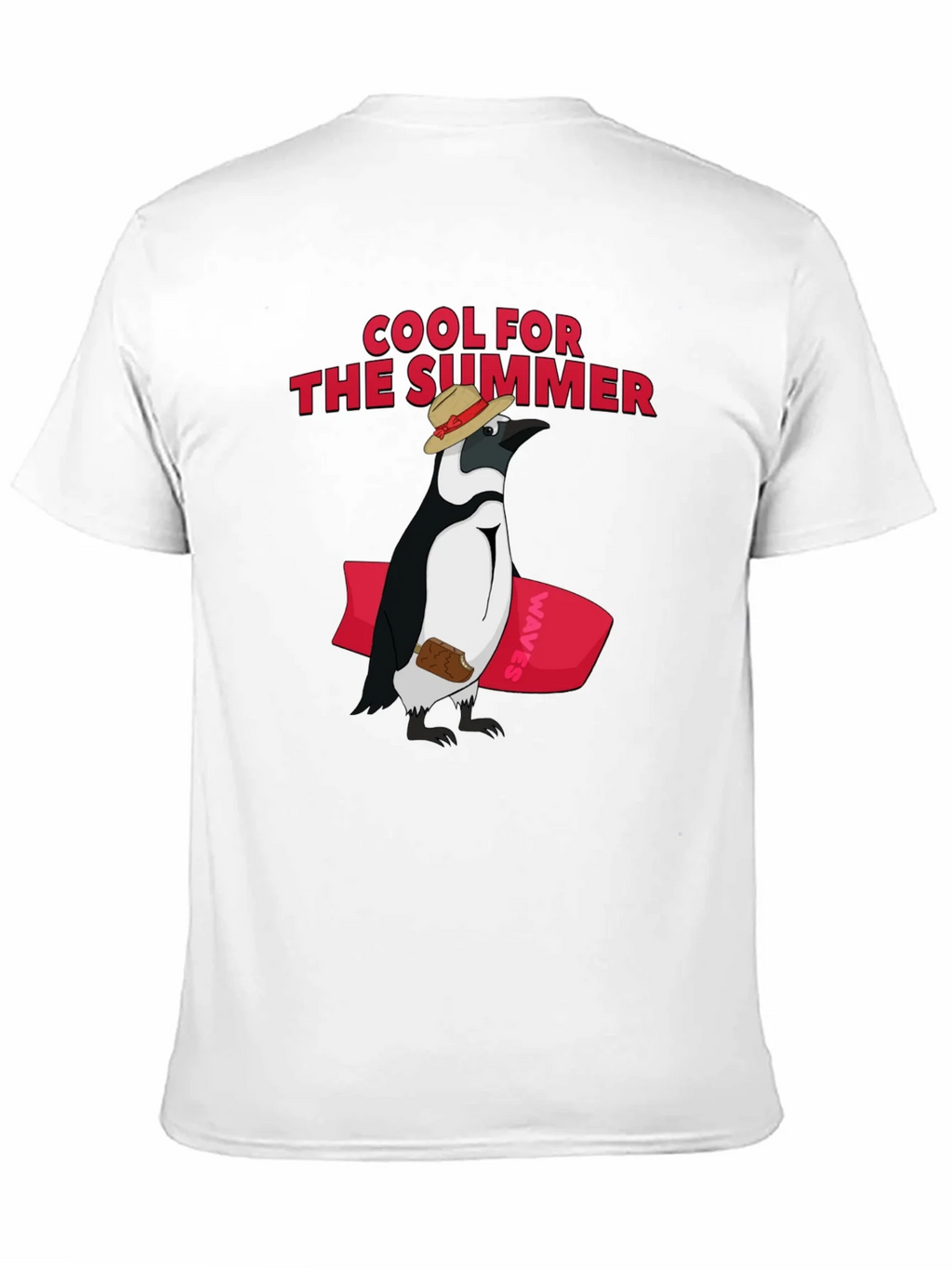 Cool Summer Penguin Graphic Tee