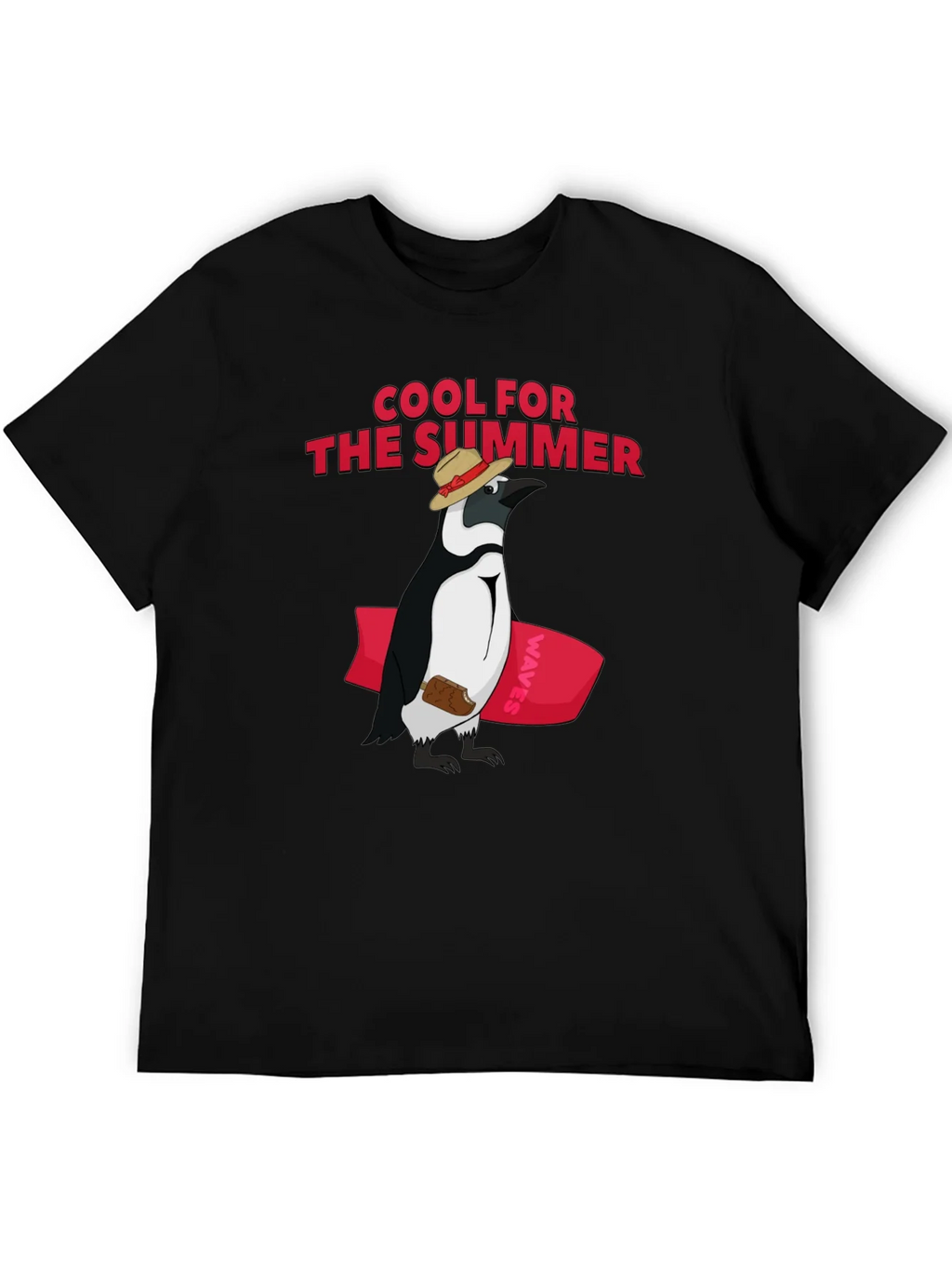 Cool Summer Penguin Graphic Tee