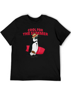 Cool Summer Penguin Graphic Tee