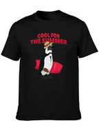 Cool Summer Penguin Graphic Tee