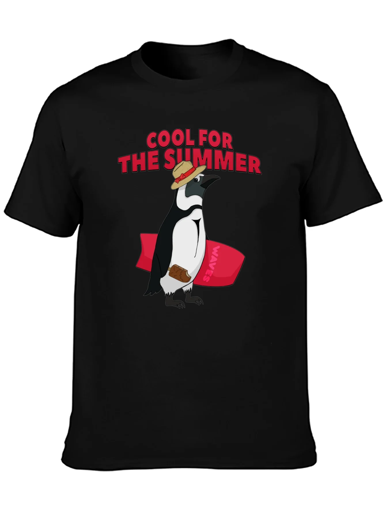 Cool Summer Penguin Graphic Tee