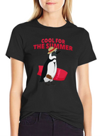 Cool Summer Penguin Graphic Tee