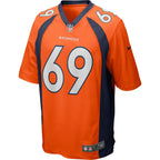 Mark Schlereth Denver Broncos Nike Game Retired   Jersey - Orange