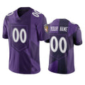 Custom1 Baltimore Ravens Purple Vapor Limited City Edition Jersey1 Stitched American Football Jerseys