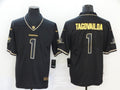 Men's Miami Dolphins #1 Tua Tagovailoa Black Game Jersey1