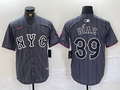 Men's New York Mets Edwin Diaz #39 Graphite 2024 City Connect Limited Player Jersey1