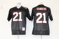 Men's Atlanta Falcons Deion Sanders  Black Legacy Replica Jersey1