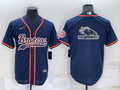 Men's Denver Broncos Navy Game Jersey1