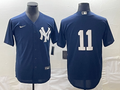 Men's New York Yankees Anthony Volpe #11 Navy Replica Player Name Jersey1