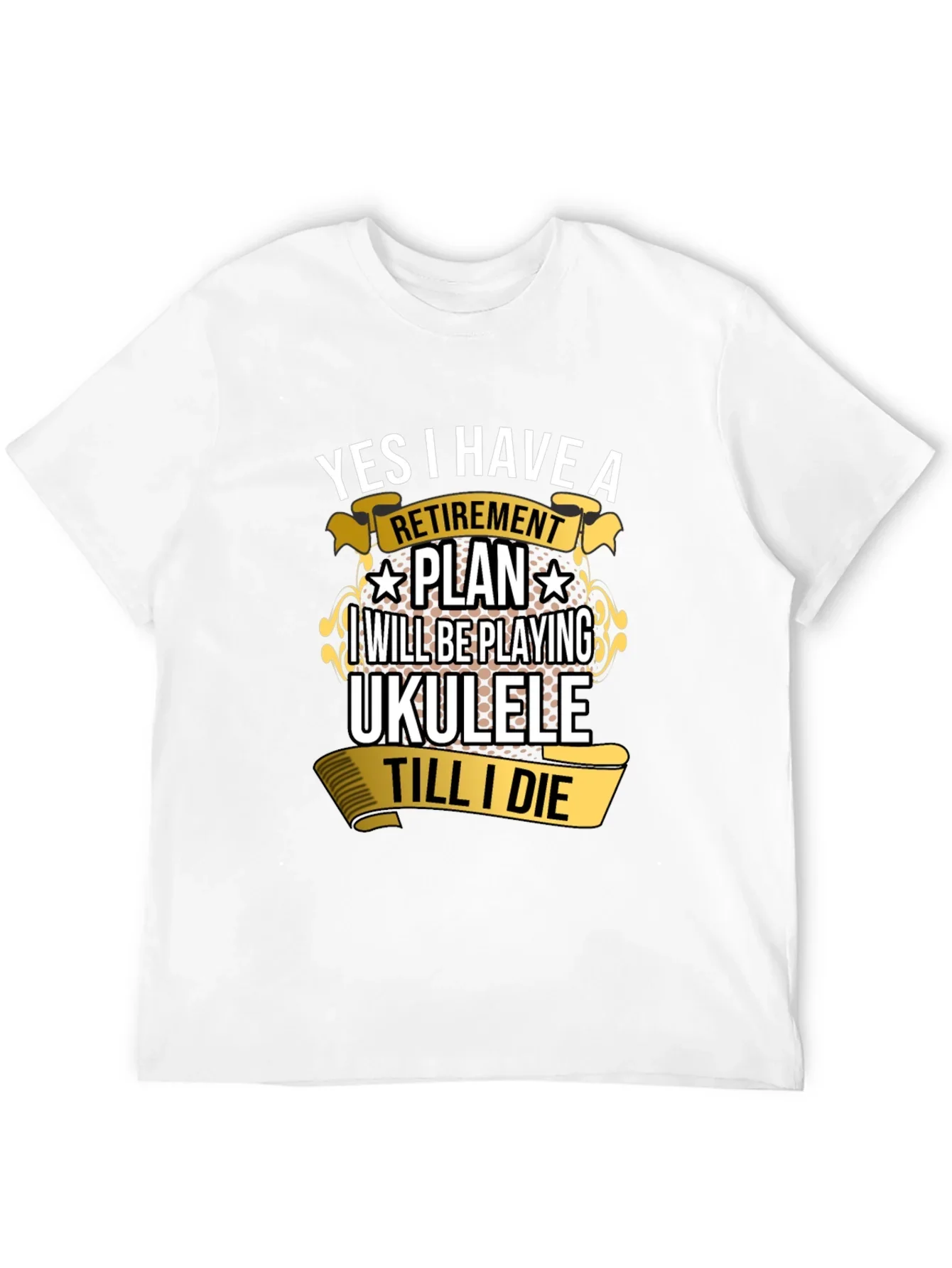 Retirement Plan Ukulele T-Shirt