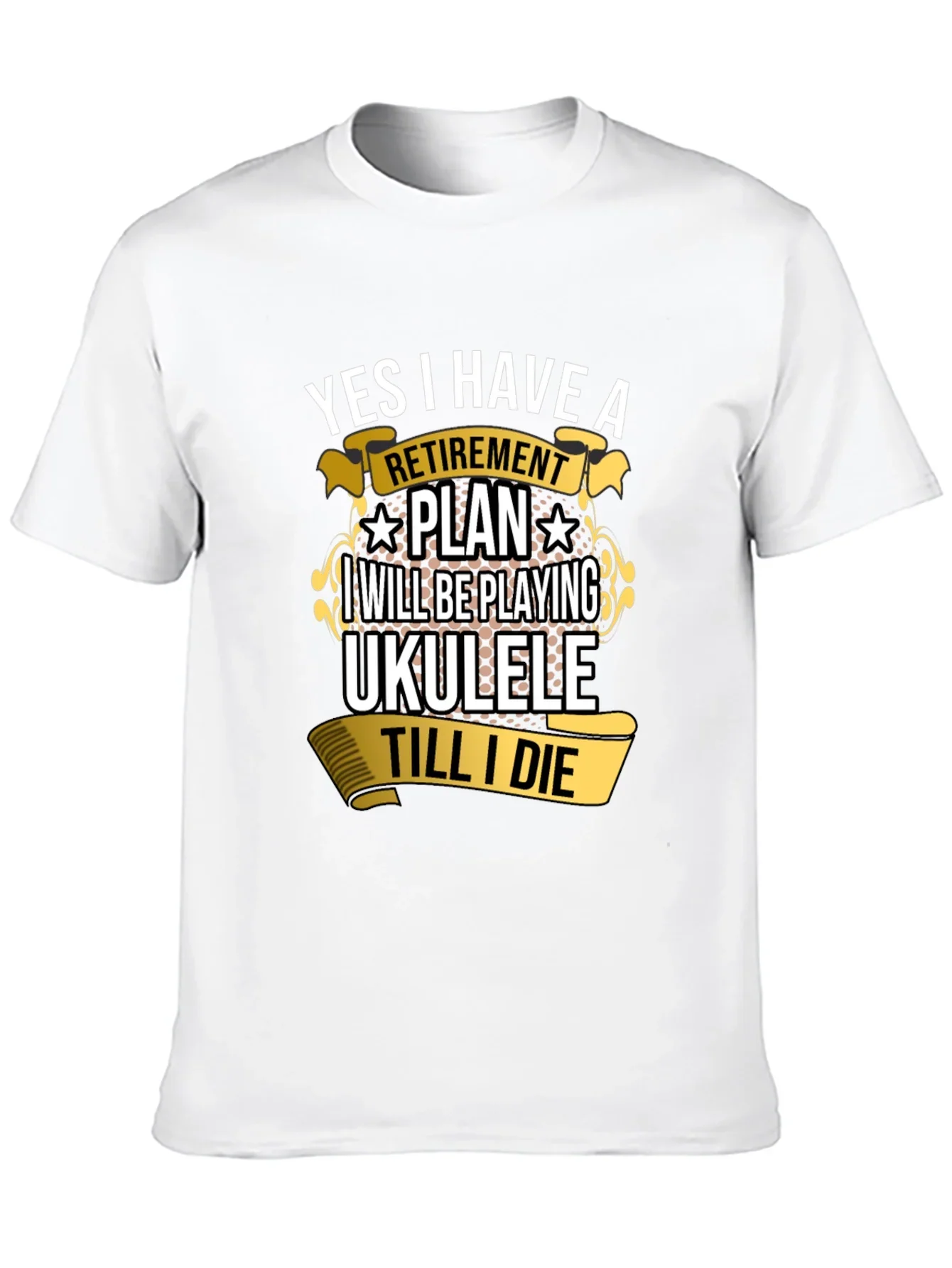 Retirement Plan Ukulele T-Shirt