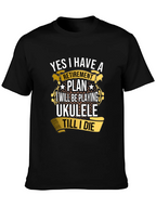 Retirement Plan Ukulele T-Shirt