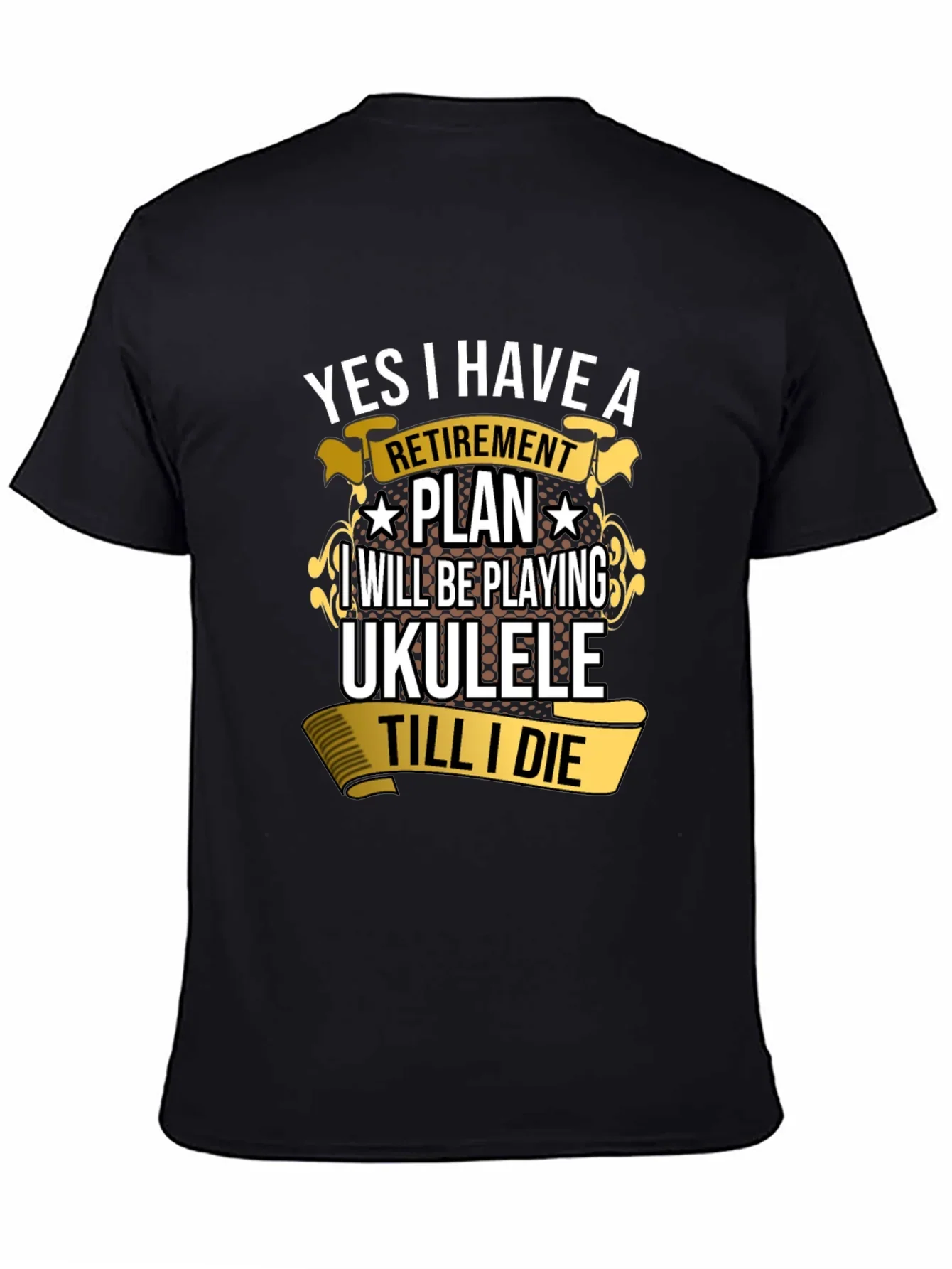 Retirement Plan Ukulele T-Shirt
