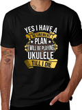 Retirement Plan Ukulele T-Shirt
