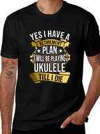 Retirement Plan Ukulele T-Shirt