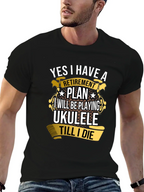 Retirement Plan Ukulele T-Shirt