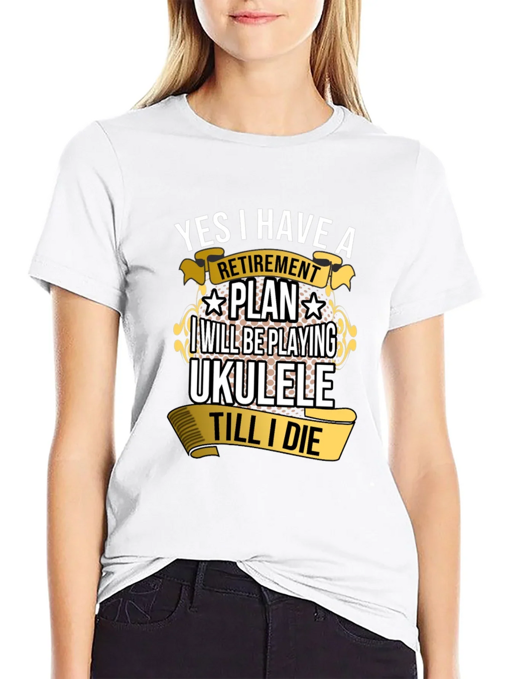 Retirement Plan Ukulele T-Shirt