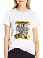 Retirement Plan Ukulele T-Shirt
