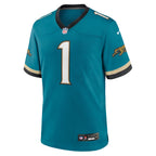 Travis Etienne Jr Jacksonville Jaguars Nike Prowler Throwback   Game Jersey - Teal