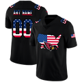 Custom1 Arizona Cardinals Black Limited Fashion Flag Stitched Football Jerseys