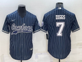 Men's Dallas Cowboys Trevon Diggs #7 Navy Player Jersey1 Joint Edition