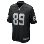 Brock Bowers 89 Las Vegas Raiders Team Game Men Jersey - Black