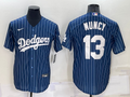 Men's Los Angeles Dodgers Max Muncy #13 Blue Authentic Game Jersey1