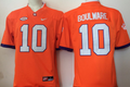 Men's Clemson Tigers Ben Boulware #10 Orange Player Game Jersey