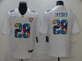 Men's Las Vegas Raiders Josh Jacobs #28 White Player Jersey1