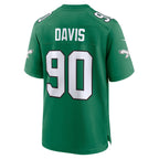 Jordan Davis Philadelphia Eagles Nike Alternate Game Jersey - Kelly Green