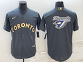 Men's Toronto Blue Jays Gray Replica Player Jersey1