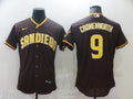 Men's San Diego Padres Jake Cronenworth #9 Brown Stitched Jersey1