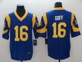 Men's Los Angeles Rams Jared Goff #16 Blue Game Jersey1
