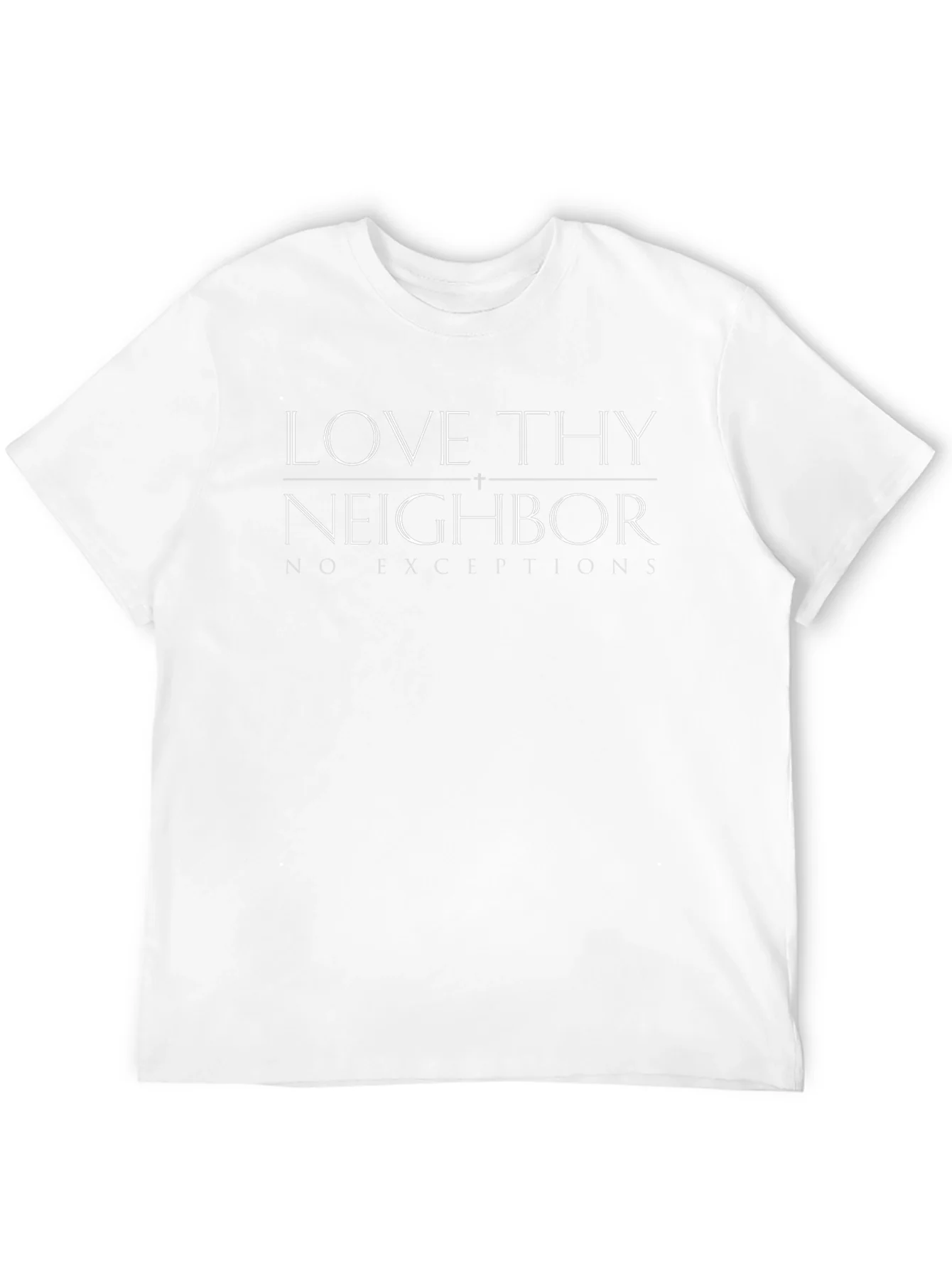 Love Thy Neighbor Black T-Shirt