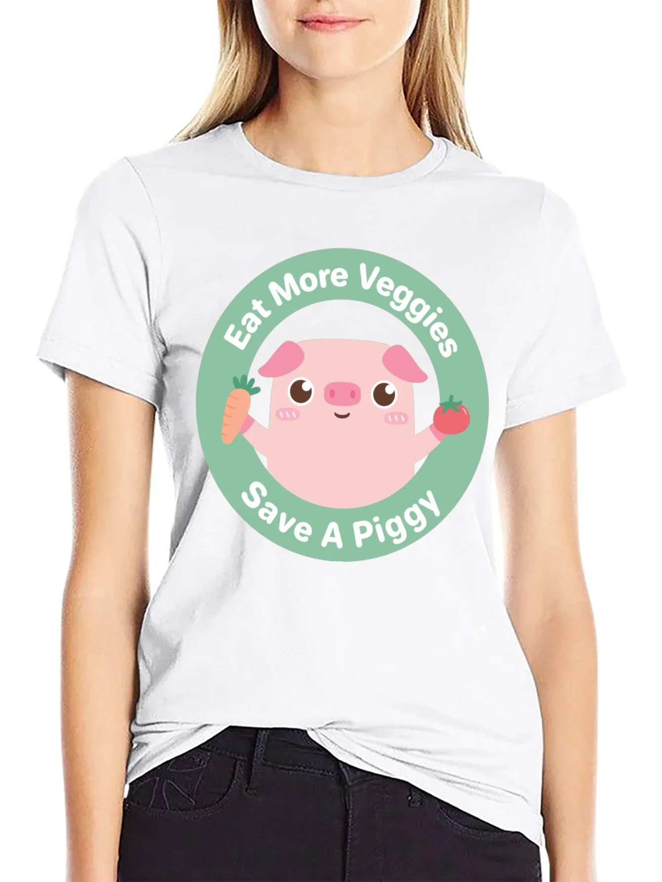 Eat More Veggies Save a Piggy Tee