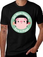 Eat More Veggies Save a Piggy Tee