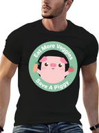 Eat More Veggies Save a Piggy Tee