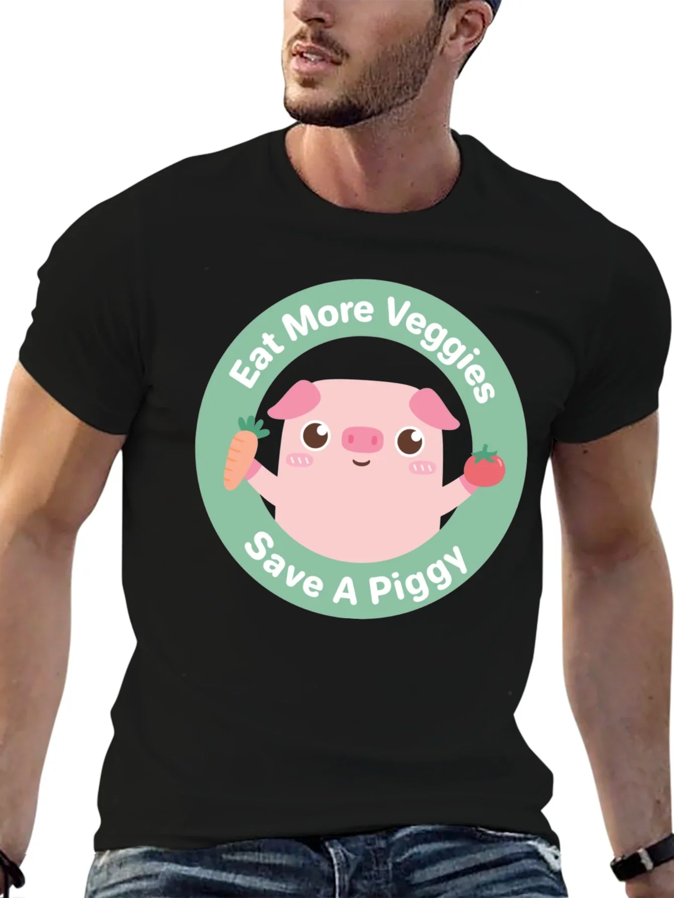 Eat More Veggies Save a Piggy Tee