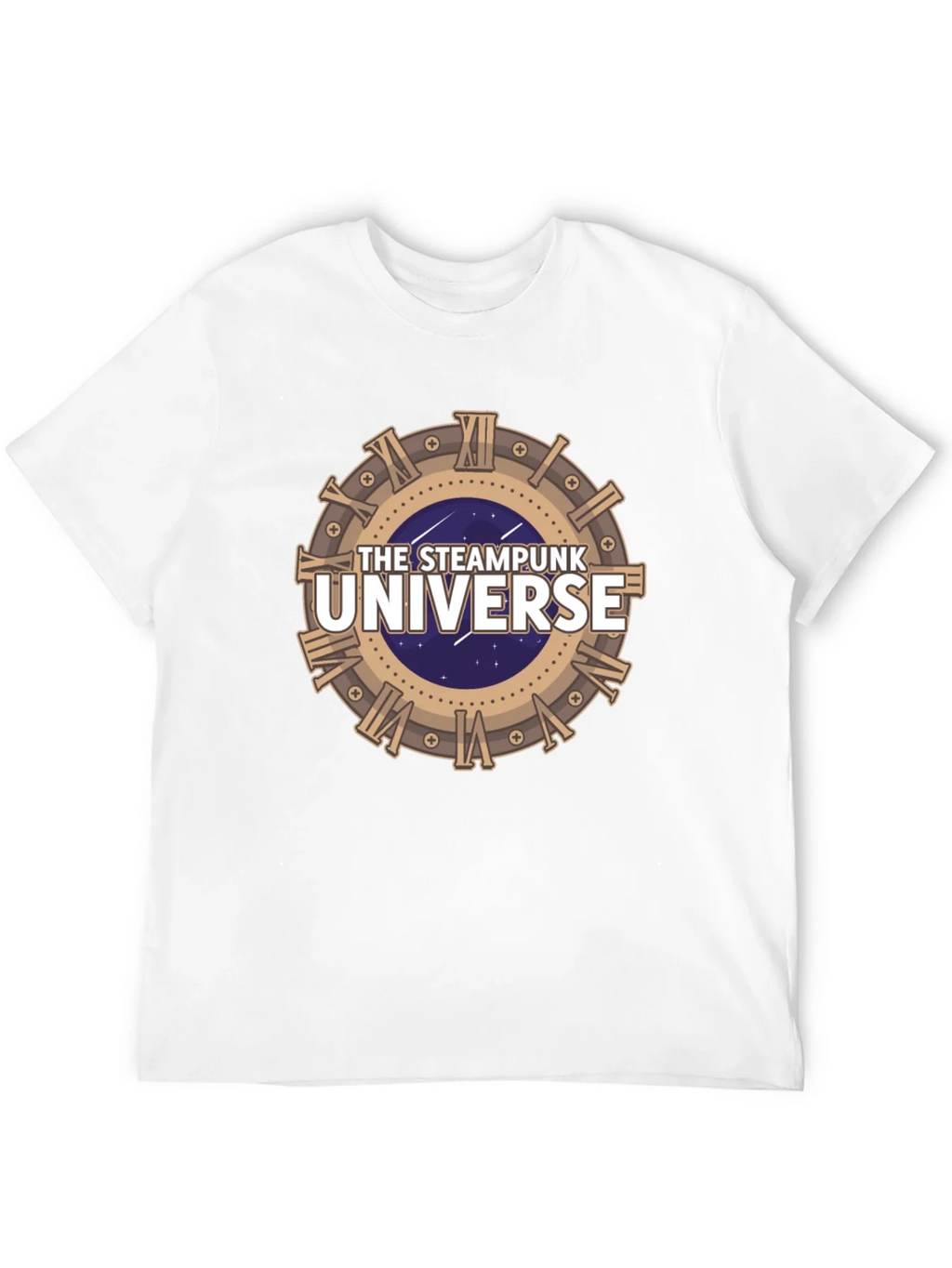 Steampunk Universe Graphic Tee - Black