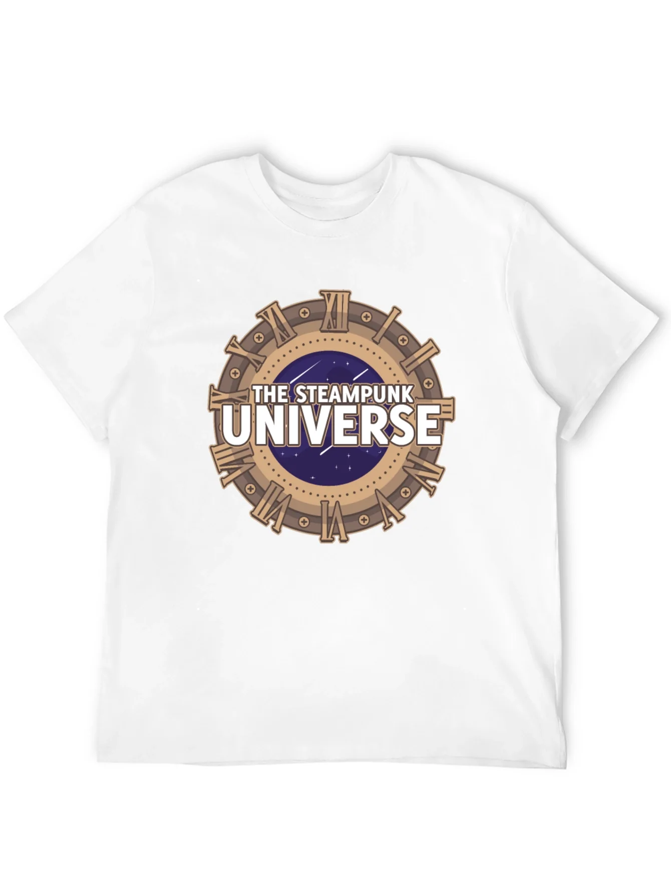 Steampunk Universe Graphic Tee - Black