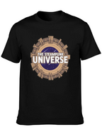Steampunk Universe Graphic Tee - Black