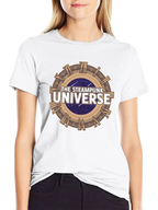 Steampunk Universe Graphic Tee - Black