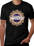 Steampunk Universe Graphic Tee - Black