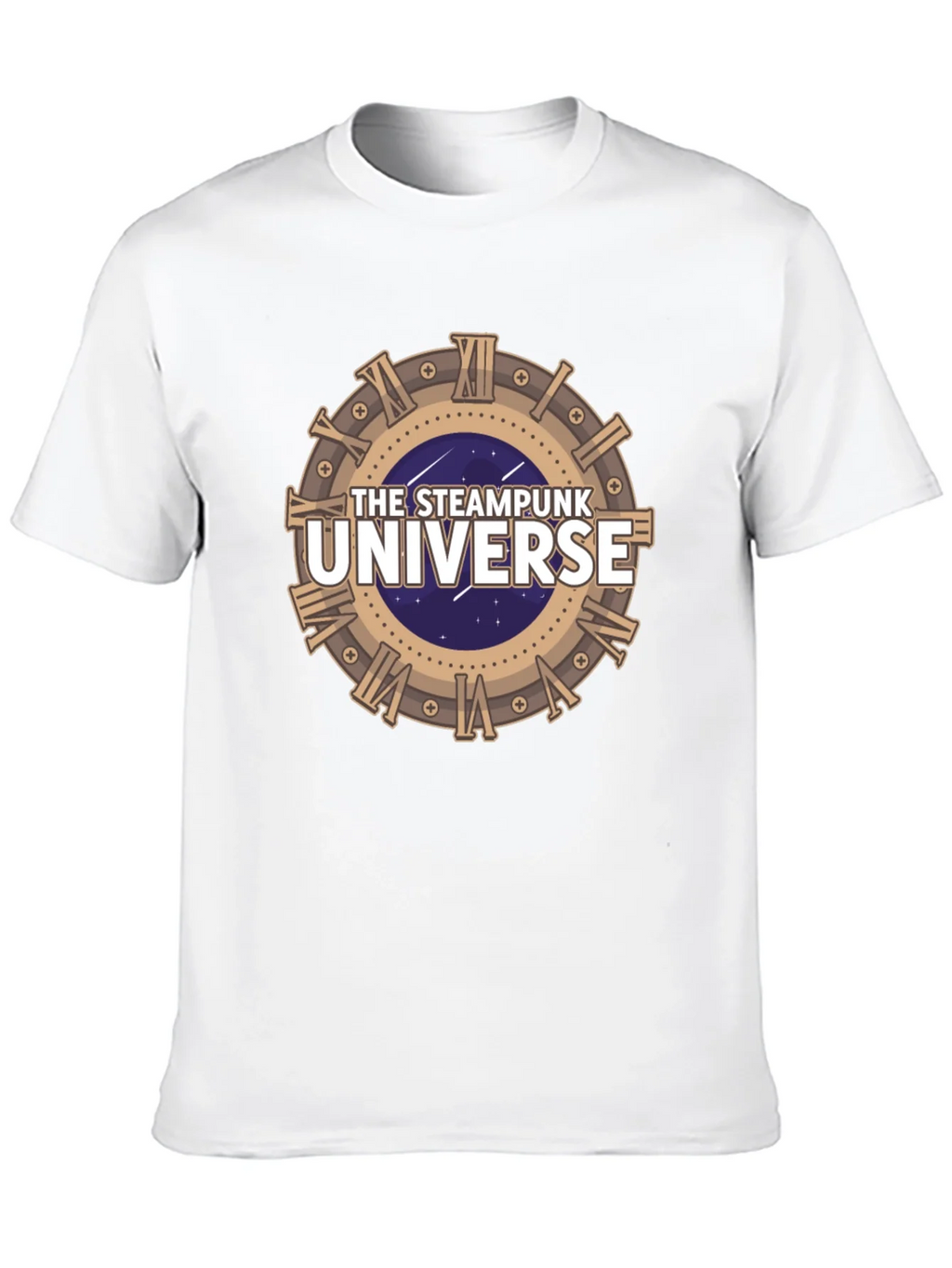 Steampunk Universe Graphic Tee - Black