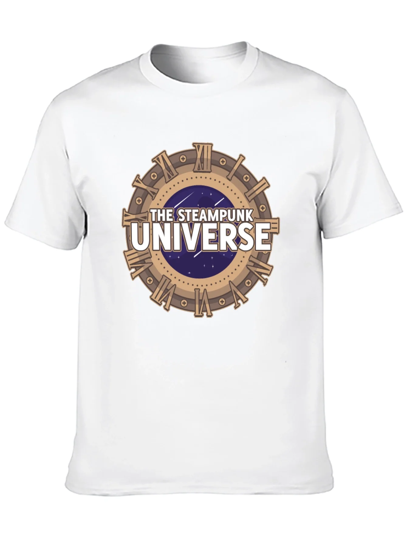 Steampunk Universe Graphic Tee - Black