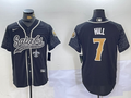 Men's New Orleans Saints Taysom Hill #7 Black RFLCTV Limited Jersey1