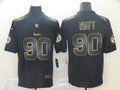 Men's Pittsburgh Steelers #90 T.J. Watt Black Player Jersey1